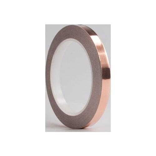 3 Rolls Width 12mm x 30m,Copper foil tape with conductive adhesive Single-guided copper tape,Shielding tape,Heat-resistant