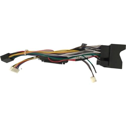 Android car radio Car Accessories Wire Wiring Harness Adapter Connector Plug Universal cable For Ford Focus 2005-2011