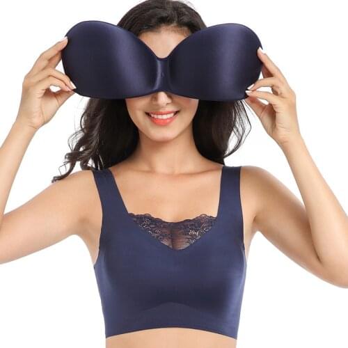 Seamless Bra Push Up Bralette Underwear Bras for Female Intimate Women Gathers Shock-proof Comfortable Bra Lingerie Plus Size