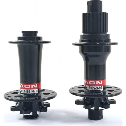BOOST NOVATEC D791SB-B15 D792SB-B12 MTB J-Hook 6 bolt disc hubs black 24H 110x12mm 148x12mm 12S Shim 10S 11S XD XX1