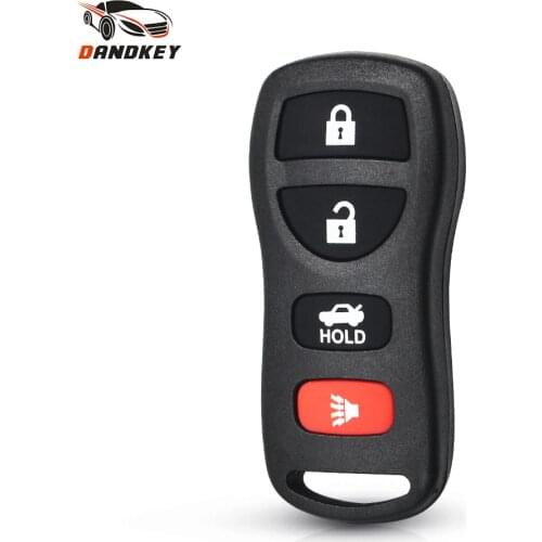 Dandkey Remote Car Key Fob KBRASTU15 4 Button for Nissan Altima Maxima 350Z Armada 2004 2005 2006 2007 2008 2009