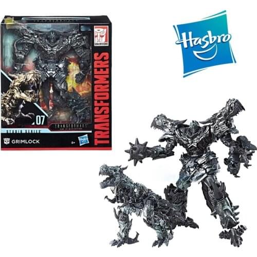 Original Hasbro Transformers Studio Series SS07 Grimlock Transformers Masterpiece Robot Action Figure Toys for Children Pvc 25cm