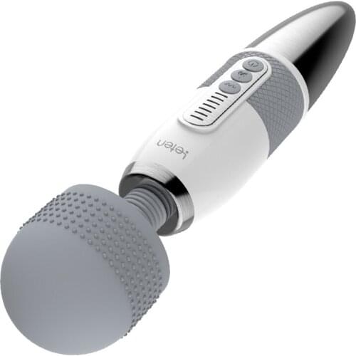 G Spot Vibrator Powerful Waterproof Big Head Magic Wand Massager Toys Women Clitoris AV Rod Smart Heating Adult Masturbation