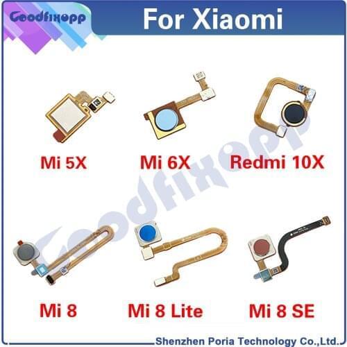 For Xiaomi 5X 6X 8SE 8Lite Fingerprint Cable unlock Cable return Cable return button Home button For Mi 8 SE 8 Lite Redmi 10X
