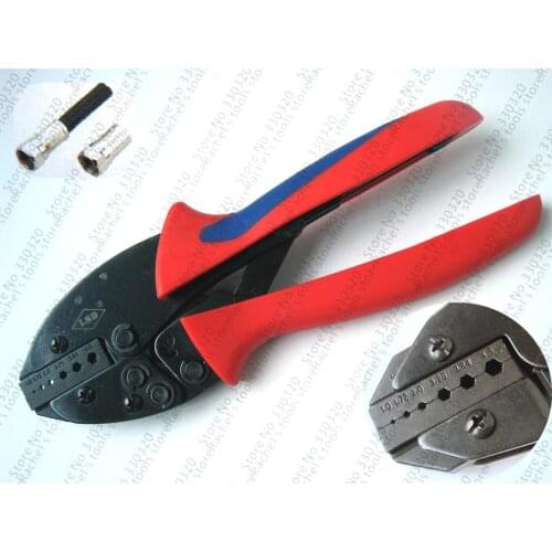Coaxial crimping tool for coax,fiber optic cable connectors RG122,RG174 to RG316 hexagon after crimp hand pliers S-1741