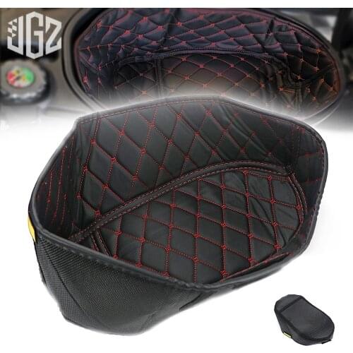Motorcycle Nylon PU Rear Trunk Cargo Liner Luggage Seat Bucket Cover Pad for VESPA GTS 125 150 250 300 GTV 300 2013 - 2020 2021