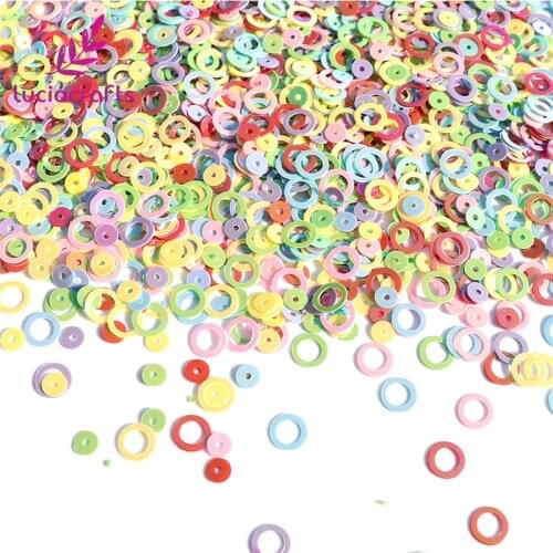 Lucia Crafts 20g Mixed Cute Circle Froth Sequin For Crafts&Paillette Sewing Scrapbooking lentejuelas D0104
