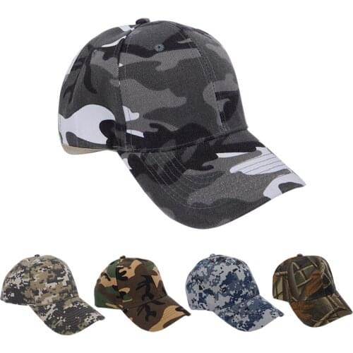 Men Camouflage Baseball Caps Tactical Camouflage Cap Outdoor Jungle Hunting Snapback Hat