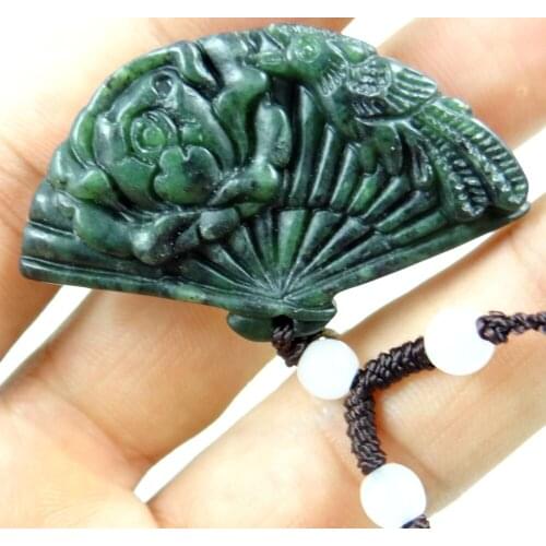 Natural stone Chinese white black green stone hand-carved amulet pendant for diy Jewelry Making necklace Accessories A69
