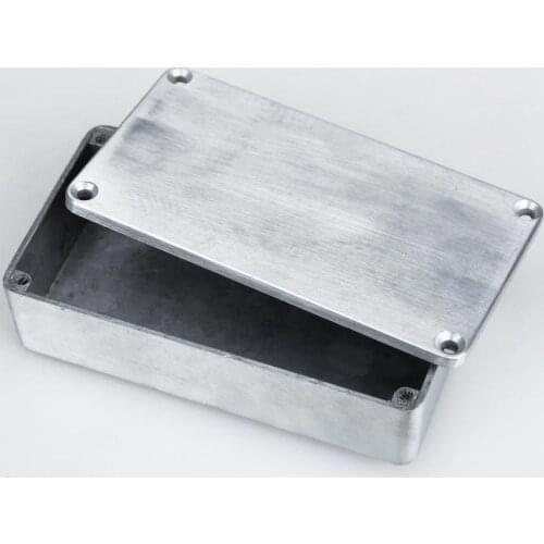 1590B Style Guitar Effects Pedal Aluminum Stomp Box Enclosure for DIY Guitar Pedal Kit Guitar Parts & Accessories instrumentos
