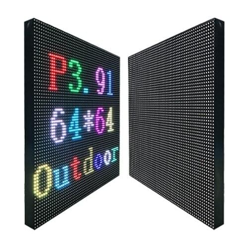 Kaleroutdoor P3.91 full color LED display module, P3.91 LED display panel 250x250mm pictures screen video panel 1/13s