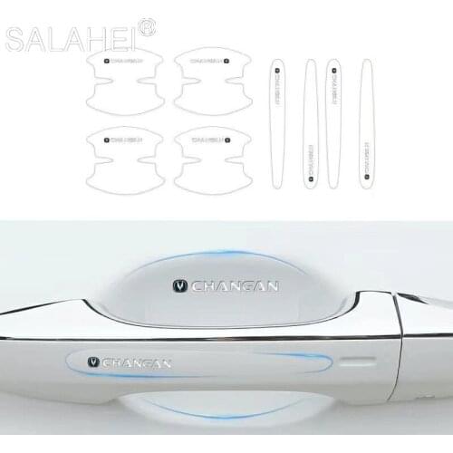 TPU Car Door Bowl Handle Transparent Invisible Stickers For Changan Eado XT DT CS15 CS35 CS55 CS75 PLUS CS85 COUPE CS95 Dsvin V7