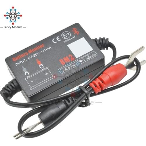6-20V Battery Tester Bluetooth Battery Monitor Car Battery Analyzer Charging Cranking Test Voltage Test For Android IOS Phone