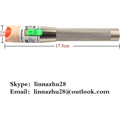 Visual Fault Locator 10mW Detector FC Male to LC Female Adapter LC/SC/FC/ST Connector Cable Laser Optical Fiber Tester10-12km