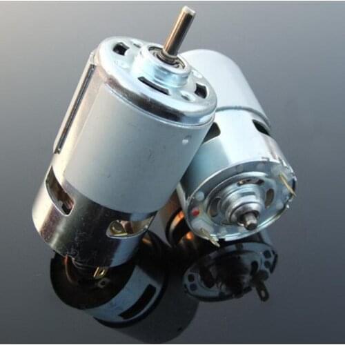 1pc D flat edge axis 775 motor miniature dc big torque motor with bearing power tools