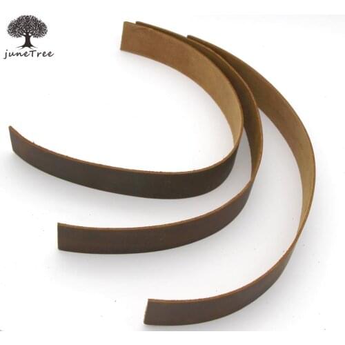3pcs LEATHER HIDES COW SKINS thick genuine leather Strip about 2 mm thick (1-1/4 inches x14 inches) 3 of pack