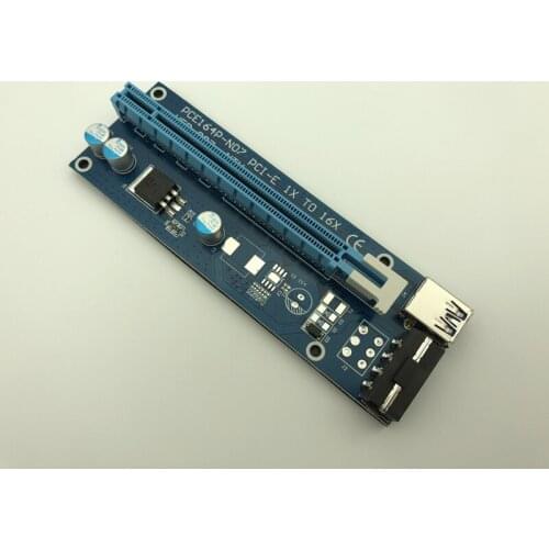 60CM PCI-E Express Riser Card 1x to 16x USB 3.0 Data Cable SATA to 4Pin IDE Molex Power For BTC Miner Machine Antminer Mining