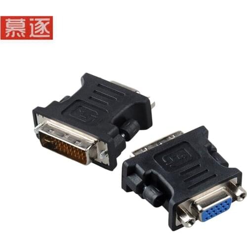 DVI to VGA Adapter Converter DVI 24+5 Pin Male to VGA Female Video Converter For Projector Computer PC