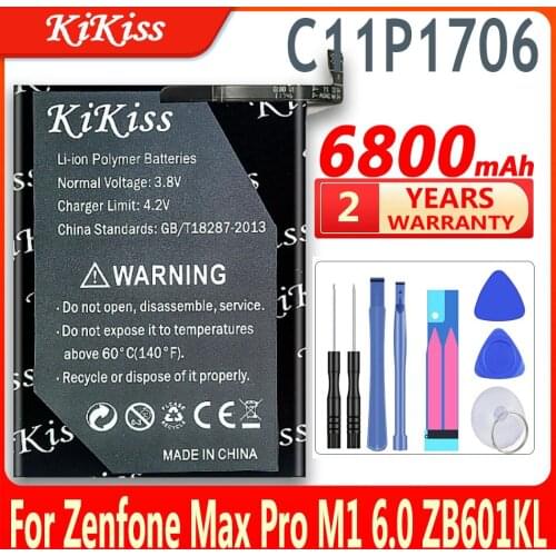 C11P1706 Battery For ASUS Zenfone Max Pro M1 6.0 Inch ZB601KL ZB602KL X00TDB X00TDE Cell Phone Replacement Batteries +Gift Tools