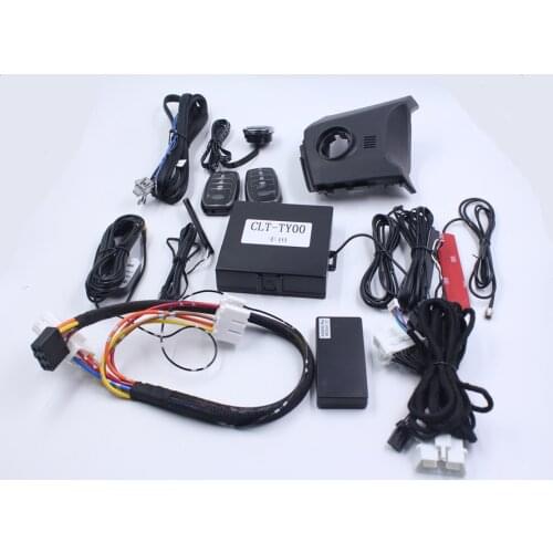 Car Alarm Engine Push Button Start Stop Safe Lock Ignition Switch Keyless Entry Mobile Phone App Starter For Toyota Corolla