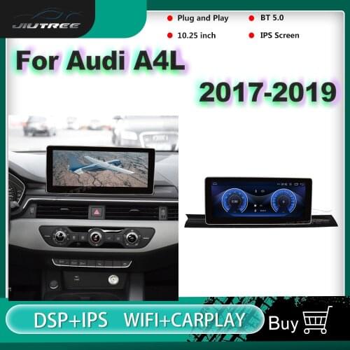 10.25 Inch Anti-glare Screen Android Car Radio For Audi A4L 2017-2019 Navigation Multimedia Player Wirel Carplay Stereo Receiver