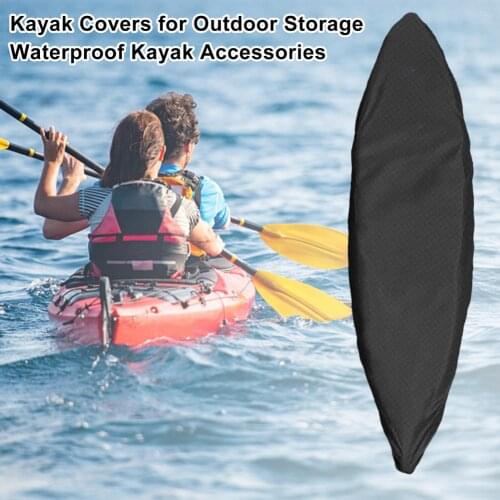 Kayak Cover Oxford Cloth Waterproof Canoe Seal Cover Protective Dustproof Cover Kayak Cockpit For Family Outdoor Water Decor