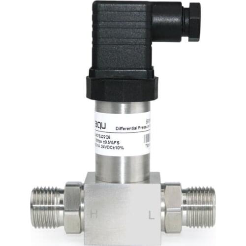 TAQU T83 Water Differential Pressure Sensor Transmitter 0-10V Output 3 Wire Range 0-1.0mpa Accuracy 5% FS Screw Interface G1/2