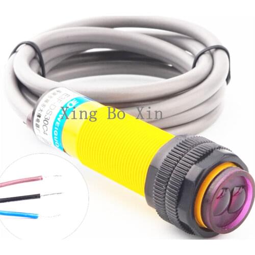 E3F-DS30C4 DC 6-36V 1.2M Cable Optoelectronic Sensor Photoswitch Photoelectric Switch NPN NO 100% new