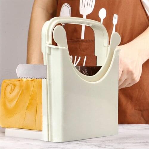 Bread Slicer Household Environmental Protection Foldable Bread Toast Cutter Slicing Kitchen Tool Cake Baking Accessories
