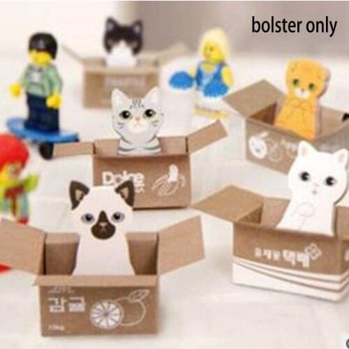 1PC Cute Cat Carton Refrigerator Stickers Small Notepad Post Card Notes Index Sticker Can Be Reused Multiple Times Sticky Sticke