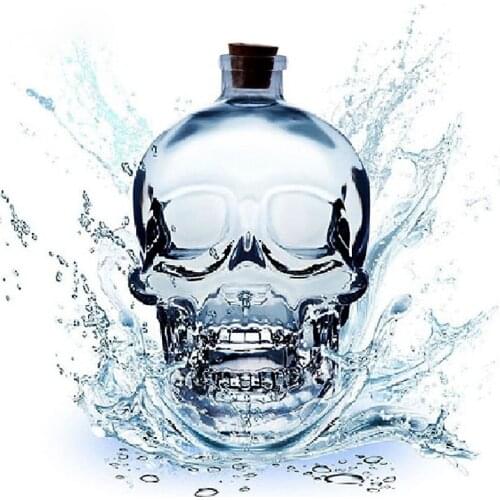 Creative Crystal Skull Head Shot Glass Party Transparent Champagne Cocktails Beer Coffee Wine Bottle Doomed Bar Tools96
