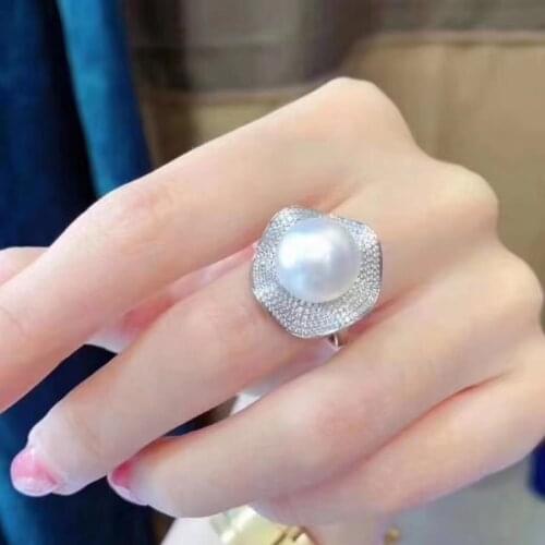 DIY Mounts Jewelry 925 Sterling Silver Adjustable Ring Settings Findings Mountings Parts for Pearl Corals Jade Crystal, 5pcs/lot