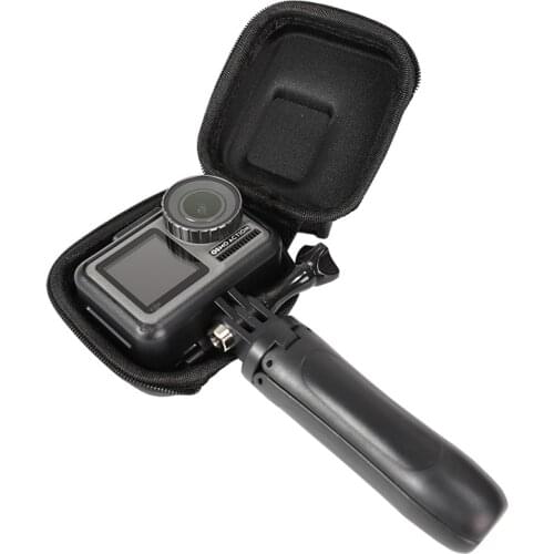 Mini Portable case carrying bag protective cover Selfie stick tripod mounts for gopro dji osmo action sport camera Accessories