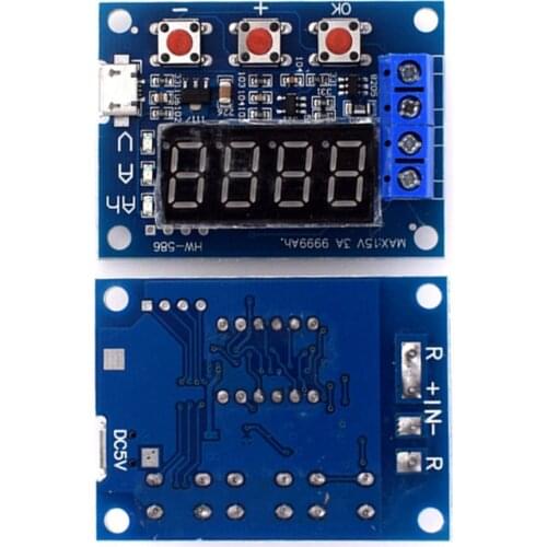 HW-586 Battery Tester Module 18650 Lithium Battery Capacity Test Meter External Load Discharge Type