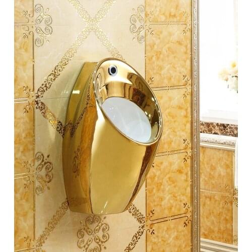 Wall-mounted Intelligent Sensing Golden Urine Dog Men Wall-mounted Urine Dog Ktv Hotel Club Colour Urine Dog
