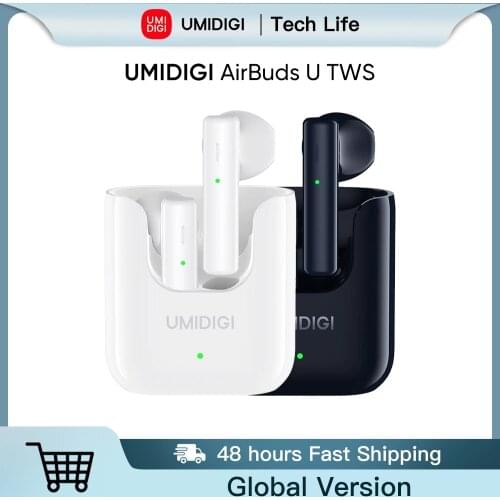 2021 New UMIDIGI AirBuds U TWS Bluetooth 5.1 Earphone Wireless ENC Noise reduction 380mAh pure sound quality Wireless Headphone