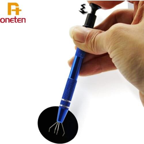 1Pcs Precision Parts Grabber for Cell Phone IC Chip Components Catcher Clamping Clip Pick Up Four Claw Design Repair Hand Tools