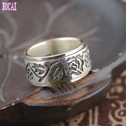 S925 sterling silver ring silver jewelry wholesale antique style jewelry lovers transfer ring