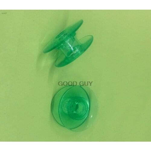 SEWING 25PCS/LOT GREEN BOBBINS 4131825-45 IN BOX FOR VIKING HUSQVARNA SEWING MACHINES PLASTICWHITE 5823, 5839, 7700, 9800