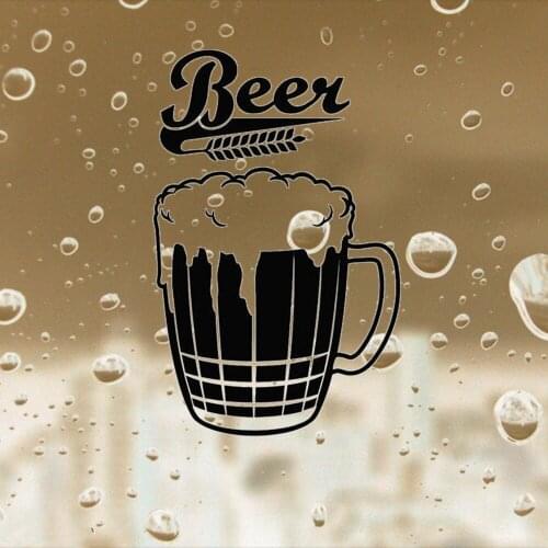 Glass Of Wine Sign Glass Grapes Restaurant Kitchen Decor Wall Stickers Pub Mural Vinyl Decal Removable Wallpoof CX206