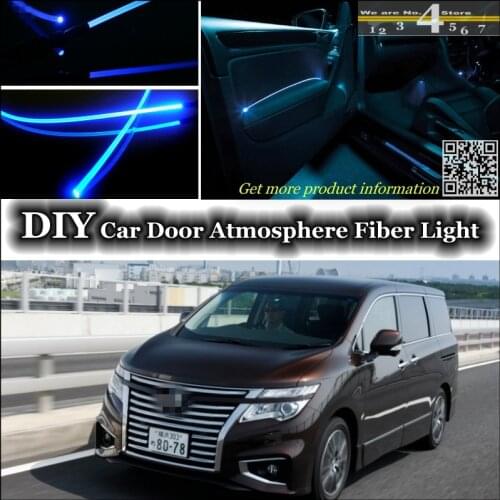 Interior Ambient Light Tuning Atmosphere Fiber Optic Band Lights For Nissan Elgrand For Isuzu Fargo Filly Inside Door Panel