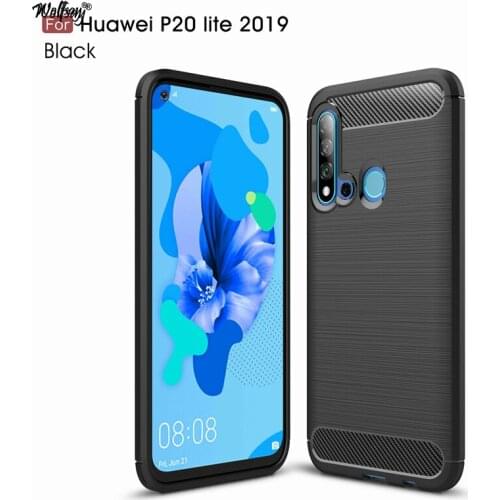 Wolfsay Anti-knock Case For Huawei Nova 5i Case Soft TPU Brushed Case For Huawei Nova 5i Phone Fundas Coque Huawei Nova 5i