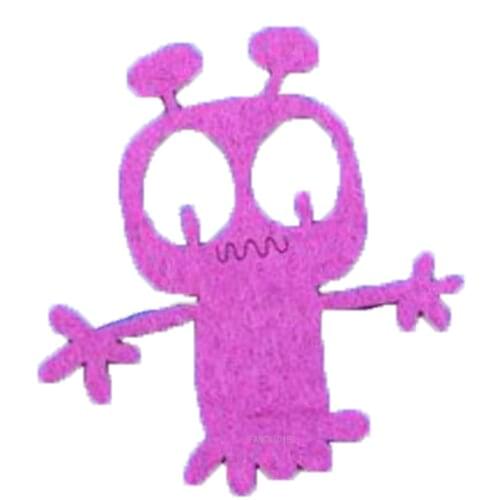 2021 New Purple ghost alien cutter Cutting Die Mold Diy Scrapbook Decoration Wooden Knife Mould Suitable For Fustelle