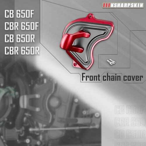 FOR HONDA CB650R CBR650R CB650F CBR650F 2019-2020 engine chain protection side cover frame hole drive shaft cover Modification