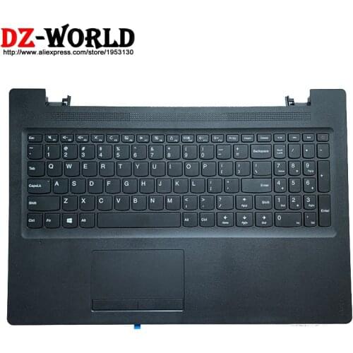 US English Keyboard with Shell C Cover Palmrest Upper Case and Touchpad for Lenovo Ideapad 110-15ACL IBR AST Laptop 5CB0L46295