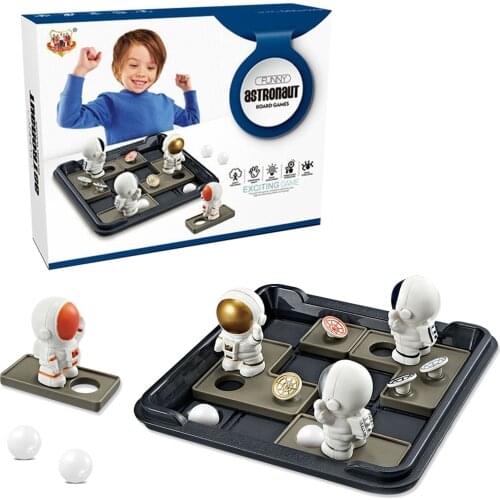 Space Astronaut Chess Board Puzzle Toys Interactive Parent-child Logical Reasoning Puzzle Game Gift For Kids