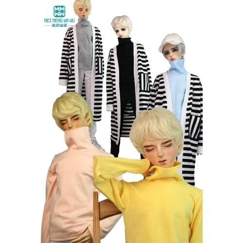 BJD Doll clothes Accessories 68-75CM 1/3 SD17 POPO68 Toys Ball Jointed Doll Fashion candy color base shirt Girls gift