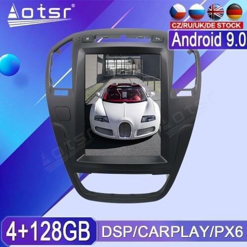 128G For Opel Insignia Vauxhall Holden CD300 CD400 Android Radio recorder Car Multimedia Player Stereo PX6 head unit Tesla Navi