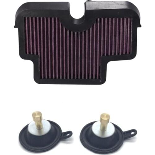 Motorcycle Air Filter for KAWASAKI Versys with for YAMAHA TDM850 Carburetor Accelerator Valve Diaphragm