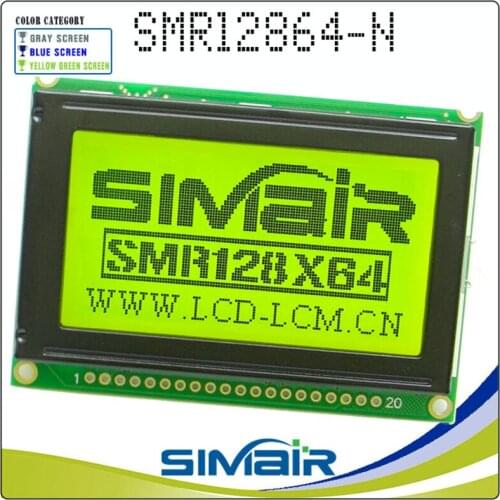 New 20 PIN 75x52.7mm 128*64 LCM SBN1661G 12864 LCD Display Screen Module 128x64 Graphic Dot Panel compatible with WG12864B